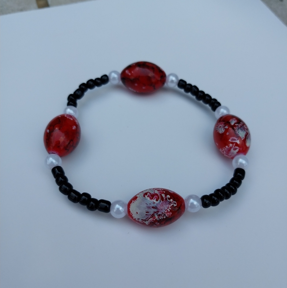 Red Splatter Bracelet Bundles Available